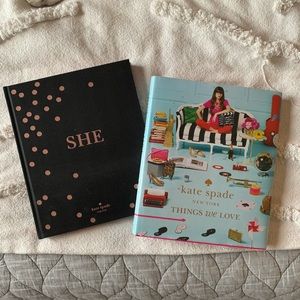 Kate Spade coffee table books (set of 2)